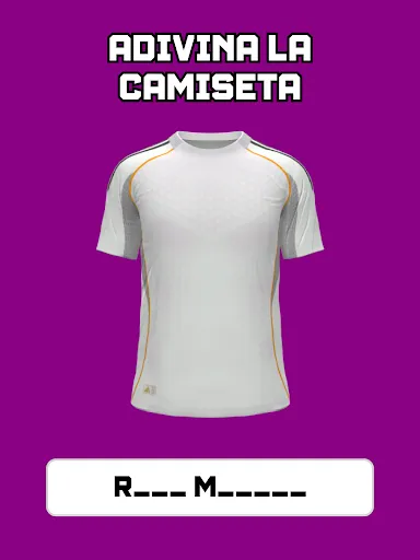Adivina la Camiseta de Fútbol | juego | XWorld Adivina la Camiseta de Fútbol | juego | XWorld