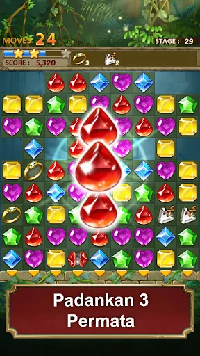 Jewels Jungle : Match 3 Puzzle | Permainan | XWorld Jewels Jungle : Match 3 Puzzle | Permainan | XWorld