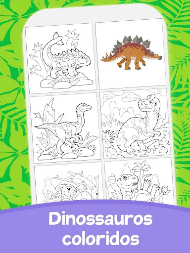 Dinossauros Fofos para Colorir | Jogos | XWorld