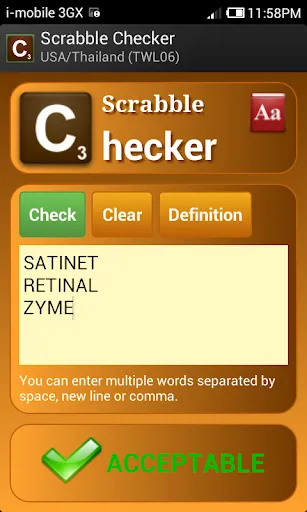 Word Checker (for SCRABBLE) | Games | XWorld