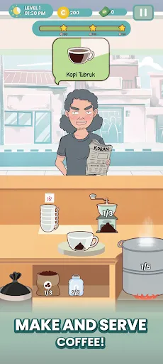 Ngopi,Yuk! Webtoon-Warung Kopi | Permainan | XWorld