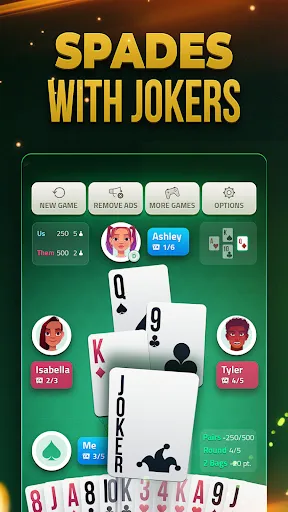 Spades Offline - Card Game | Games | XWorld