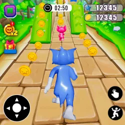 XWorld | Cat Run : Tom Subway Runner 3D