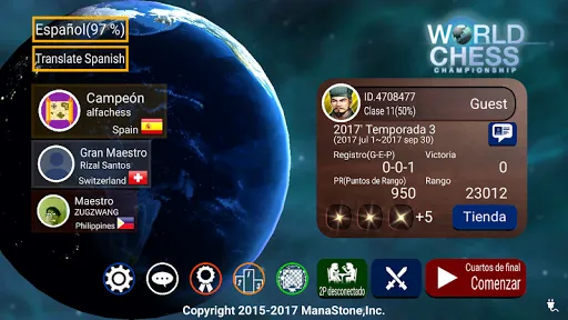 Campeonato mundial de ajedrez | juego | XWorld