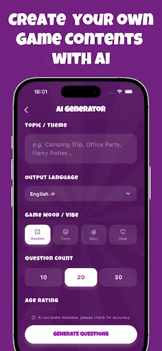 Never Have I Ever: Party Game | Jogos | XWorld
