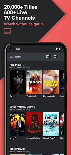 Plex: Stream Movies & TV | 游戏 | XWorld