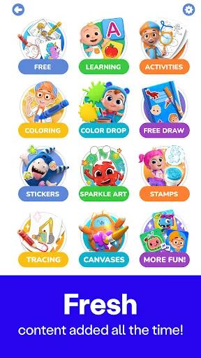 Coloring with Blippi & Friends | Games | XWorld Coloring with Blippi & Friends | Games | XWorld