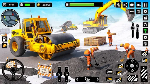 Snow Offroad Construction Game | Игры | XWorld