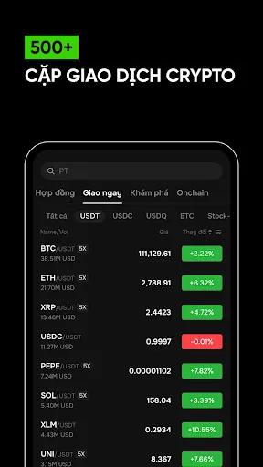 Phemex: Mua Bitcoin & Crypto | Games | XWorld