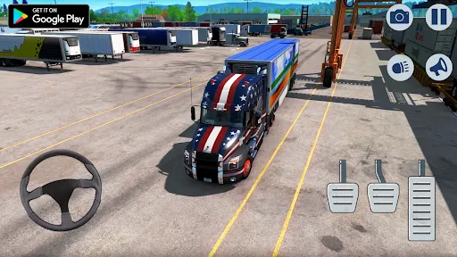 American Truck Cargo Truck 3D | juego | XWorld