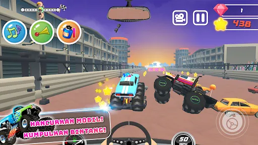 Monster Trucks Kids Race Game | Permainan | XWorld