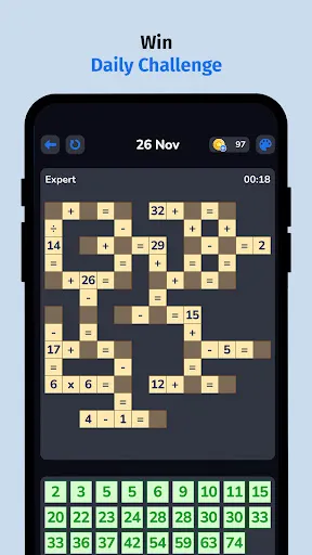 CrossMaths - Teka-teki Angka | Permainan | XWorld