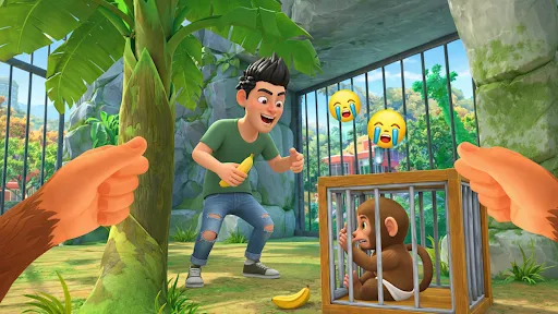 Naughty Monkey Zoo Prankster | Permainan | XWorld