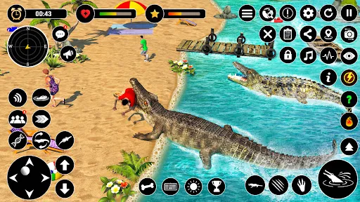 Animal Crocodile Attack Sim | juego | XWorld