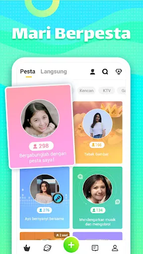 Ola Party - Live, Chat & Pesta | Permainan | XWorld