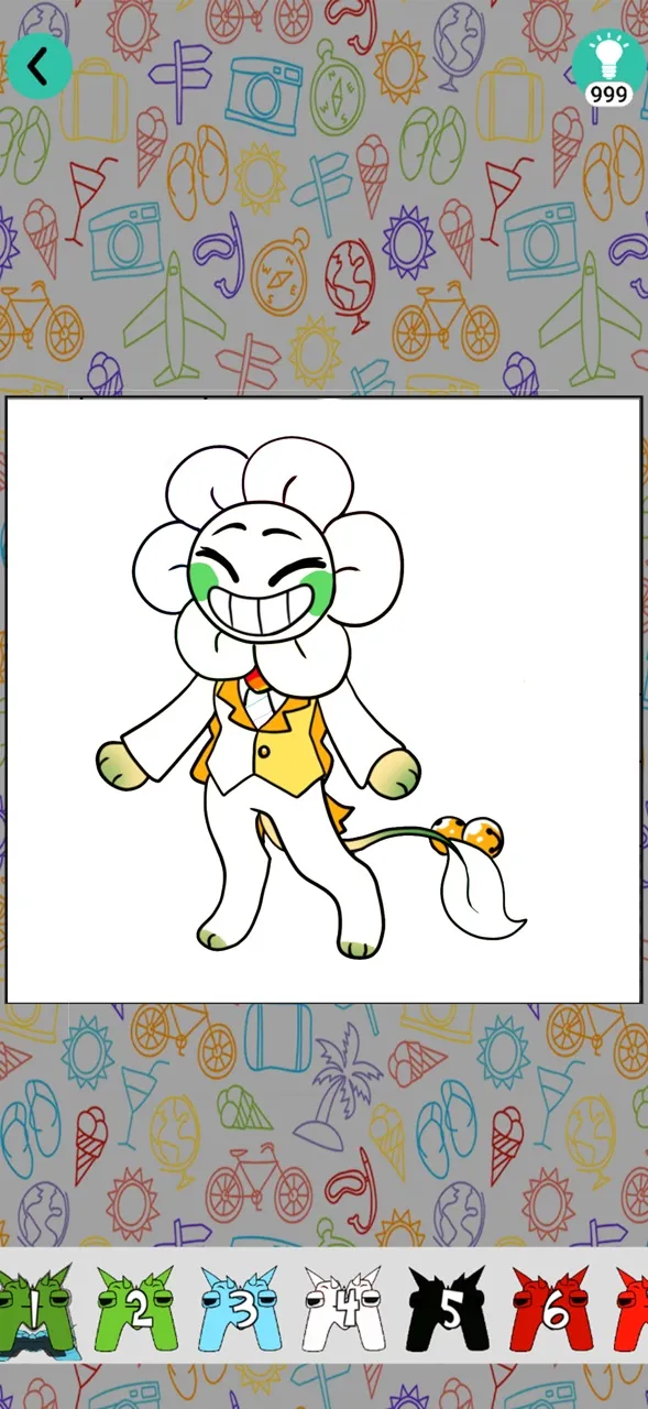Dandys flower coloring world | เกม | XWorld
