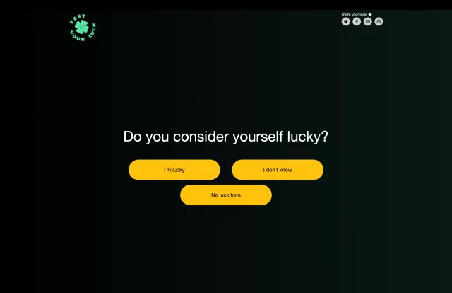 Test Your Luck Survey   | Permainan | XWorld