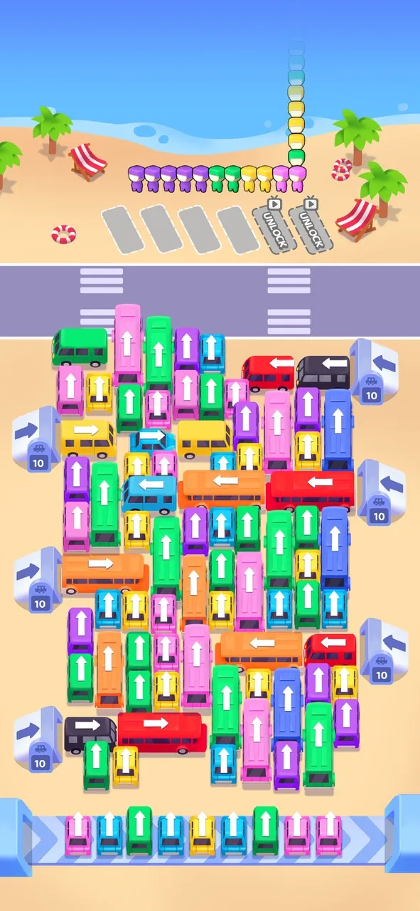 Bus Frenzy : Station Shuffle | Games | XWorld