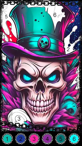 Dark, Horror Color by Number | Games | XWorld