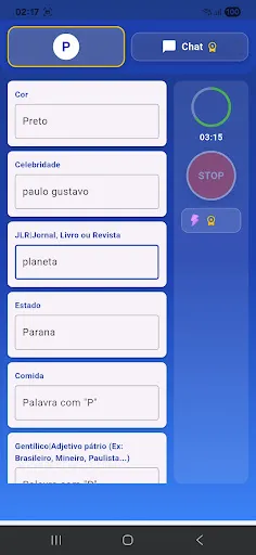 Adedonha Online | Jogos | XWorld