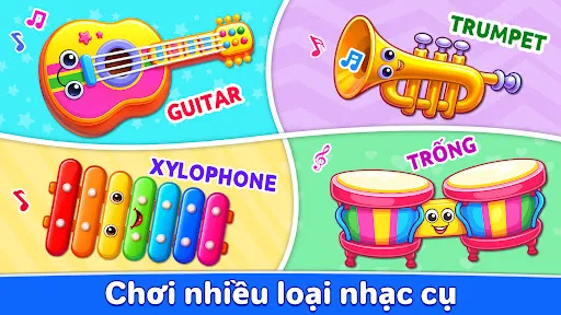 Âm nhạc trẻ em: Piano & Xylo | Games | XWorld