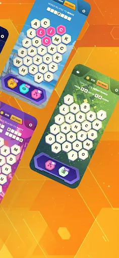 Hexagonal Word Search | Permainan | XWorld