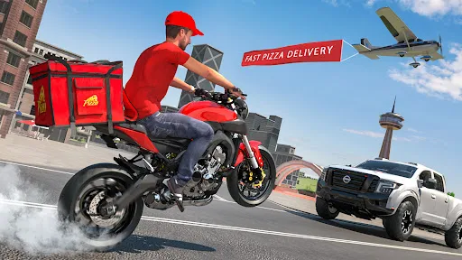 Bike Games Pizza Delivery | Jogos | XWorld