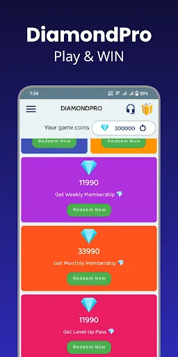 DiamondPro – Win FFDiamonds | Games | XWorld