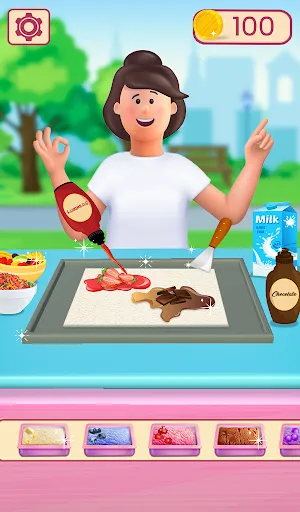 Ice Cream roll summer dessert | Games | XWorld