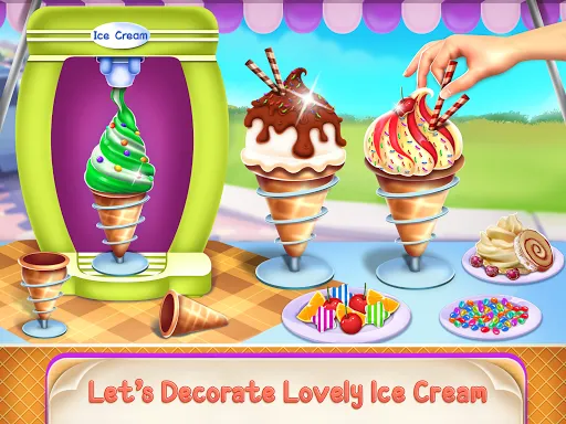 sorvete cone Bolinho cozimento | Jogos | XWorld