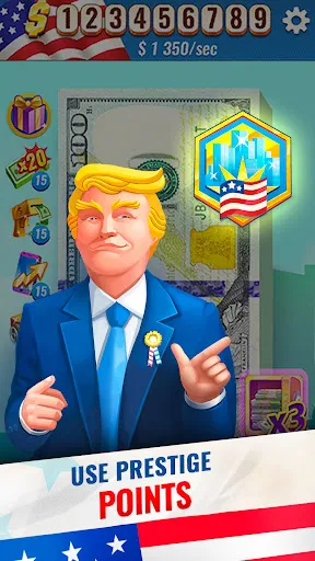 Trump's Empire: Idle game | Permainan | XWorld