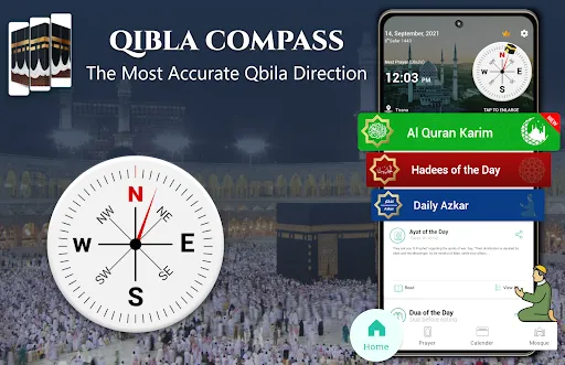 Muslim Prayer - Qibla Compass | Permainan | XWorld