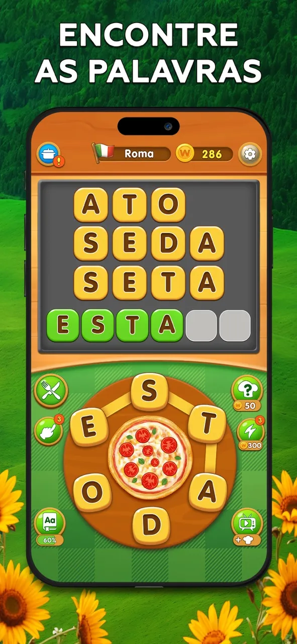 Pizza das Caça Palavras | Jogos | XWorld