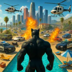 XWorld | Wild Panther Hero City Fight