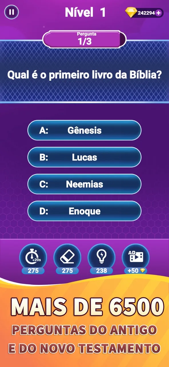 Bible Trivia - Bible Quiz Game | Jogos | XWorld