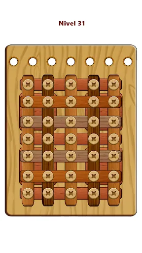 Wood Nuts & Bolts Puzzle | juego | XWorld