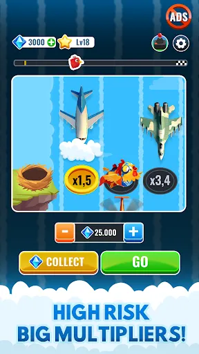 Chicken Cross - Sky Road 2 | Jogos | XWorld