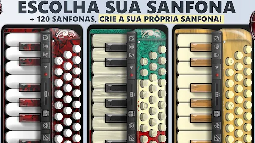 Acordeon Piano Sanfona Cassoto | Jogos | XWorld