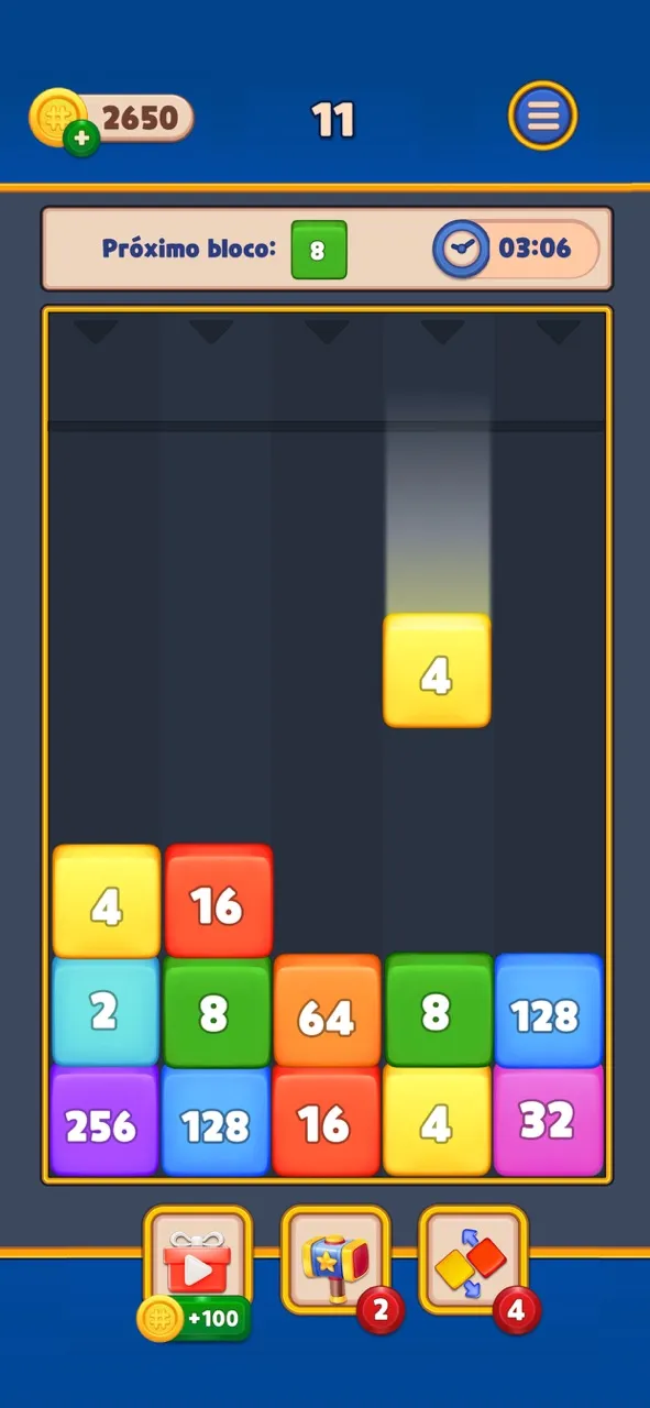 Number Drop:Quebra-cabeça 2048 | Permainan | XWorld