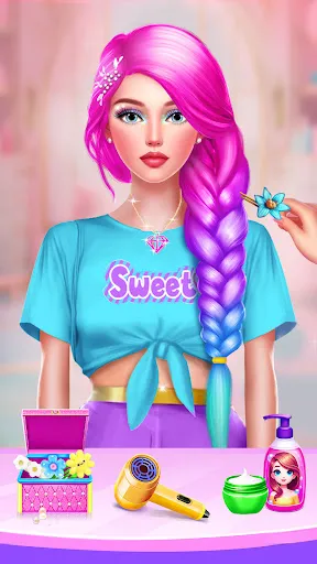 Braided Hair Salon MakeUp Game | Jogos | XWorld