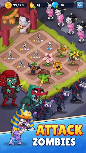Flower vs zombie: City Defense | Permainan | XWorld