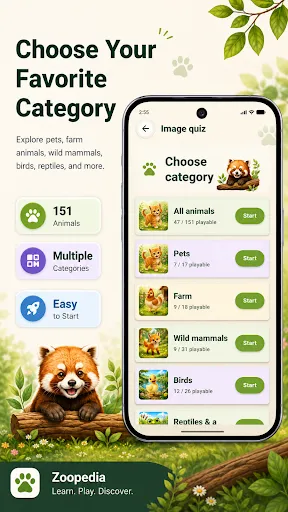 Zoopedia Animal Quiz Game | 游戏 | XWorld