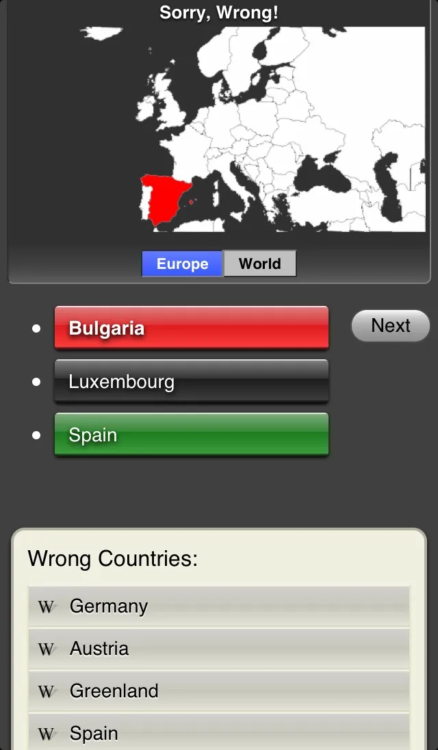 Country Quiz | Jogos | XWorld