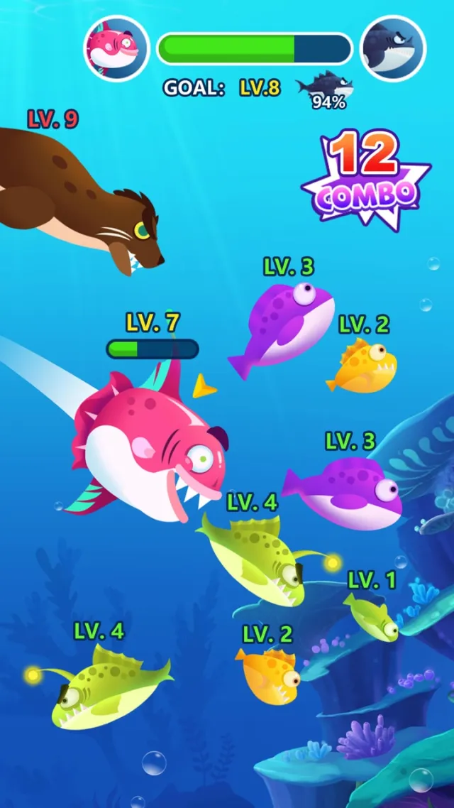 Ocean Fish Evolution | Games | XWorld