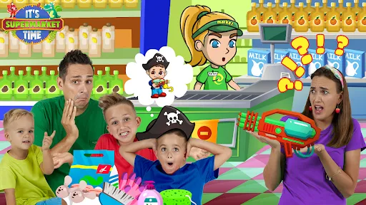 Vlad & Niki Supermarket game | Games | XWorld