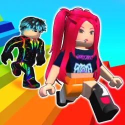 XWorld | Rainbow Race: Obby Dash