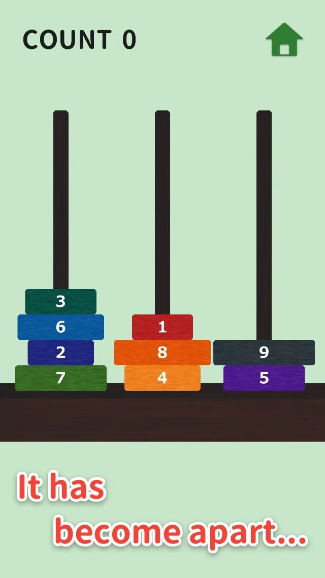 Tower of Hanoi - online puzzle | 游戏 | XWorld