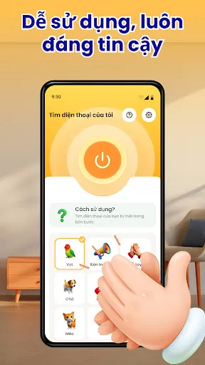 FindMe – Vỗ tay tìm phone | Games | XWorld