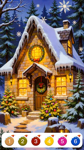 Pintura por Números de Navidad | juego | XWorld Pintura por Números de Navidad | juego | XWorld