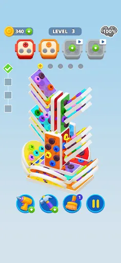 3D Screw Pin | Игры | XWorld